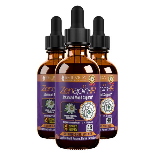Zenapin IR - Calming Supplement | Contains Key B-Vitamins & More | 3 Pack Value