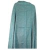 Yak Wool Blend |Blanket/Throw |Nepal |Handmade |Oversized | Cyan, Black & White