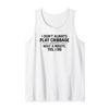 Cribbage Player Gifts - I Don't Always Play Cribbage Funny Tank Top, White
