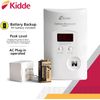 Kidde Carbon Monoxide Detector, Plug In Wall with 9-Volt Battery Backup, Digital LED Display