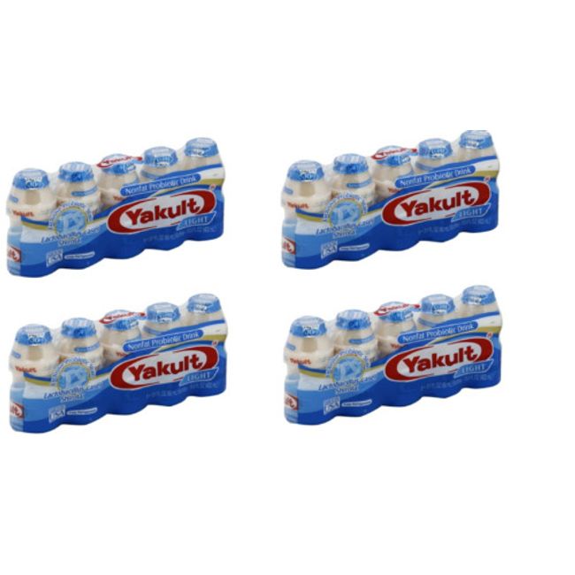 Yakult Probiotic Drink Light Nonfat 2.7 oz x 5 Bottles ( Pack of 3 )