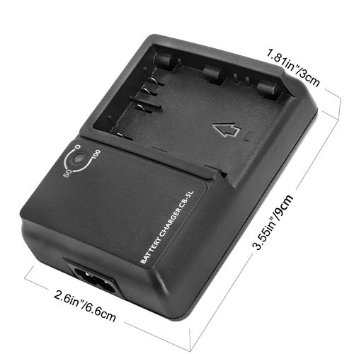BP-511 BP-511a CB-5L Battery Charger Compatible with Canon EOS 5D 50D 40D 30D 20Da 20D 10D 300D Digital Rebel D30 D60 PowerShot G6 G5 G3 G2 G1 Pro 1 Pro 90 Cameras