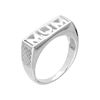 Sterling Silver Mum Ring Size I