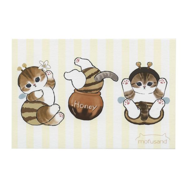 mofusand PX-1 Spring Pattern Postcard [PX-150h] Jyu no Kawaii Cat
