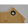 Shinsei House Shaped Bamboo Cutting Board - Premonogrammed 11" x 11"