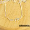 Guardian Angel Anklet, Silver, One Size