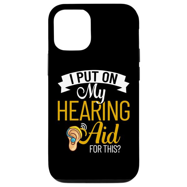 iPhone 13 Hearing Aid Ear Disability Support Deaf Awareness Case