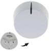 SPARES2GO Temperature Control Knob for Beko Washing Machine (White)