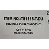 TH1118-T-DU Door Pivot Set - Top