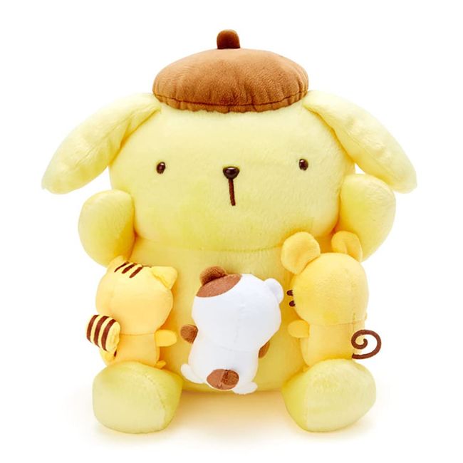 Sanrio 124141 Pompom Plush Toy (Team Pudding)