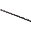 Fellowes Plastic Combs - Round Back, 1/4 Inch, 100 Pack, Black (52366)