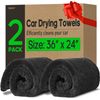 2 Pack Microfiber Towels (36"X 24") Extra Large Ultra Absorbent Drying Towel for