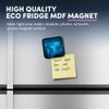 1 x Square MDF Fridge Magnet - World Map Earth Travel 3799