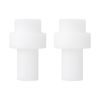 VGOL 2PCS 3mm Coupler Replacement Blockage PTFE Compatible with Ultimaker 2 Compatible with Ultimaker 2+ UM2+