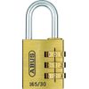 ABUS 165/30 combination lock - brass padlock - with individually adjustable number code - suitcase lock/ locker lock - ABUS -Safety level 3