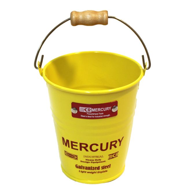 Mercury MEBUMBYE Tin Mini Bucket, Yellow, [Authorized Dealer]