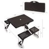 Black Miami Dolphins Field Portable Picnic Table