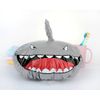 DS. DISTINCTIVE STYLE Shower Cap Shark Kids Shape Shower Hat Baby Bath Cap - Sliver