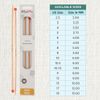 KnitPro Basix Beech Single Pointed Needles 12" (30cm) | 3.75mm