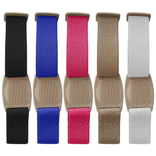 Diasticker® Freestyle Libre 2 – Fixation Strap | Flexible – Waterproof – Strong Hold | Sensor Protection, Fixation for Freestyle Libre Sensor | Grid: Beige (Small: 18-25 cm, Black)