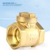 Non-Return Swing Brass Thread Brass DN40 Check Valve 232PSI Prevents Water Backflow