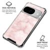 Skinit Clear Phone Case Compatible with Google Pixel 10 - Blush Marble Design
