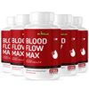 Blood Flow Max- Blood Support- 5 Bottles- 300 Capsules