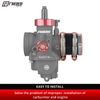 NIBBI CNC Replacement Orginal Intake Manifold CG Engine, High-Performance Adapter Motorcycle Carburetor Adapter