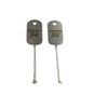 TPM Go 2pcs Utility Fast Kaba Lock Pick Tool,Civil Lock Fast Opener Tool Set