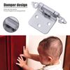 20 Pairs Kitchen Cabinet Hinges Self Closing Face Mount Cupboard Door Hinges 