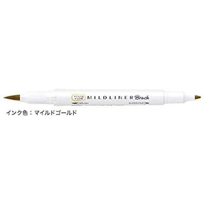 Zebra Mildliner Blush Line Marker Mild Gold WFT8-MGO [x4]