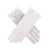 Dents Women's Cotton Crochet Gloves NAVY ONE