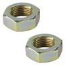 Steel Jam Nuts Left Hand 3/8 Inch-24 NF Fine LH Thread, pair