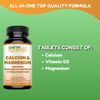 Halal Calcium Magnesium Supplement with Vitamin D3, Bone Strength 30 servings