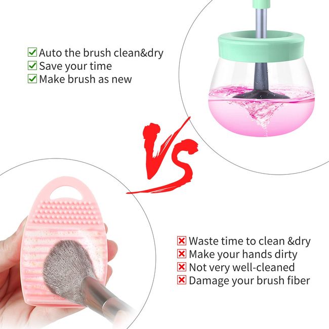 Makeup Brush Cleaner Dryer Electric Cosmetic Brush Cleaner Spinner