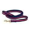 Hy Soft Webbing Lead Rein without Chain - Navy