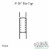 Cap, Nylon, 3/16 Inch