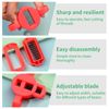 2 Pcs Runner Bean Slicer and Stringer - Strong Mini Runner Bean Slicer Cutter - Sharp and Efficient Kitchen Slicing Tool - Fast Bean Cutting Kitchen Tool for Stringing Cutter Fast Bean Cutting