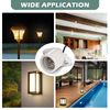 Surface Mount Light Socket,E26 Medium Screw Porcelain Bulb Socket,Cleat Lamp Socket with Two Hole Flanged Mounting,Keyless Sockets with 6" Leads (8)