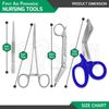 4 Pcs First Aid Paramedic Essential Nursing Tools Surgical Instruments - Blue