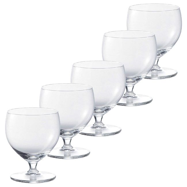 Libbey Wine Glass, Clear 9.5 fl oz (270 cc), 9.5 fl oz (270 cc), Pack of 6, LB69, Set of 6