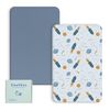 Yoofoss Cot Bed Sheets 140 x 70 cm Fitted Super Soft and Breathable Cot Bed Sheets Cozy Baby Cot Sheets 2 Pack
