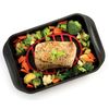 Norpro 405 Oval Silicone Roast Rack, Red 9x6