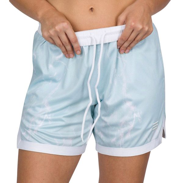 Three Sixty Six Women's Basketball Shorts - Blue Sky / S