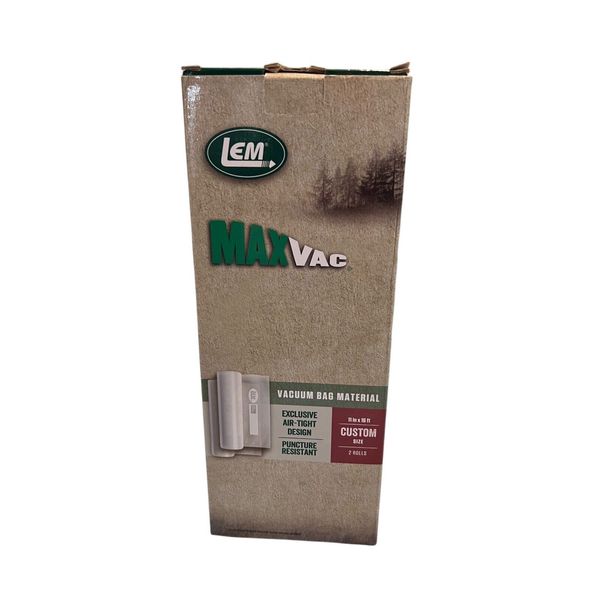 LEM 1390 MaxVac Vacuum Sealer Material 11”x16’ BPA-Free Food Storage Roll