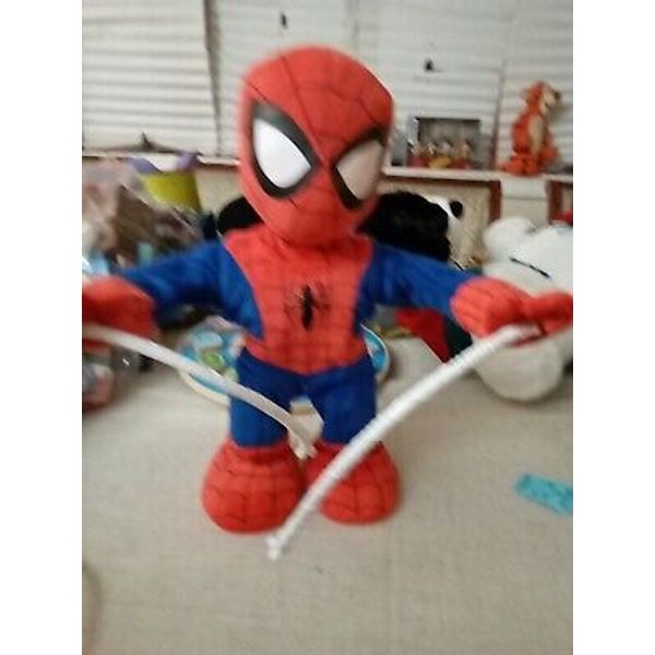 Spider-man Just Play Swing And Sling Spidey Marvel  Figure Toy Animated TESTED