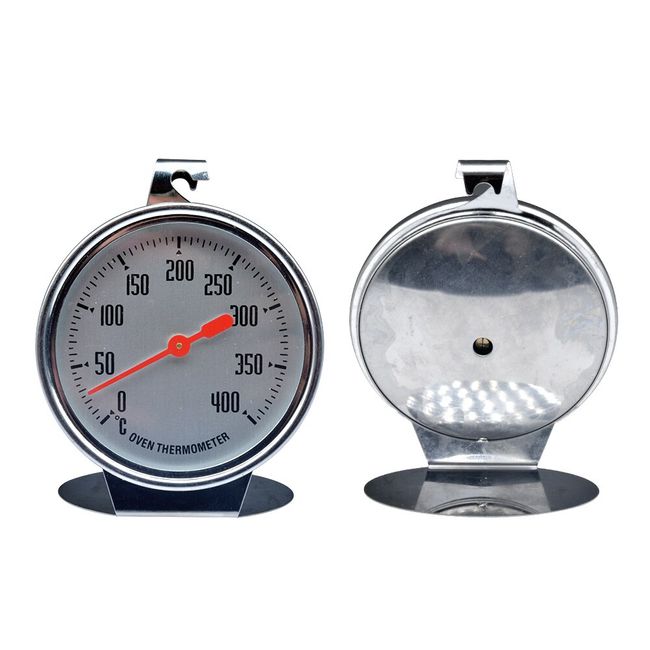 Oven Thermometer Stainless Steel Mini Dial Stand Up Temperature