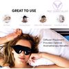 Rest Essentialzzz Aromatherapy Oil Diffuser Luxury Memory Foam Sleep Mask-White