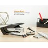 Bostitch Office Prodigy Reduced Effort Stapler Value Pack, One-finger TM Technology, 25 Sheet Capacity (1138)