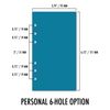 Personal Size Dot Grid Insert – 3.74" x 6.73", Grid Paper Journaling Refill for Notes Sketching Lists Ideas and Doodles